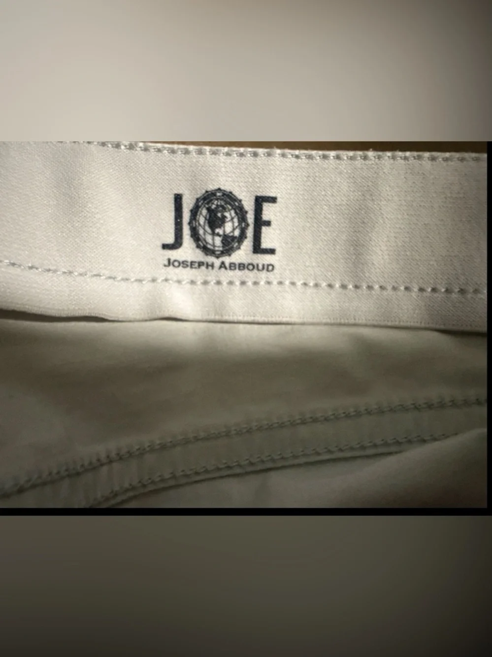 Joe Joseph Abboud Men’s Lightweight Extreme Slim Fit Cotton Blend Pants 33X30